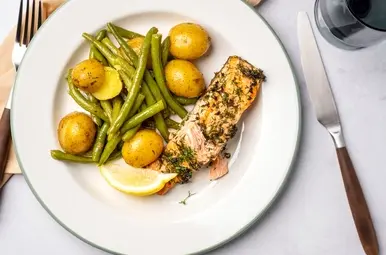 Zalm met citroen en dille