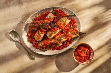 Aubergine kebab