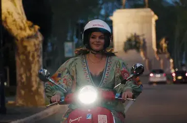Op de scooter door Rome