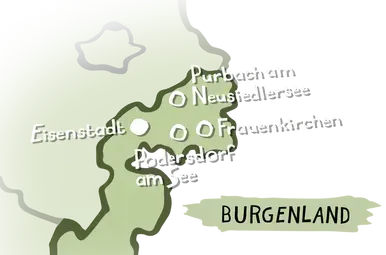Burgenland kaartje
