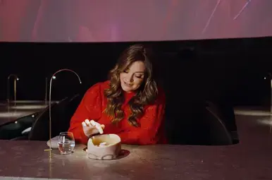 Miljuschka eet bij Alchemist