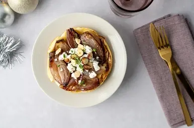 Tarte tatin met sjalot uit het programma Lekker Feestelijk!