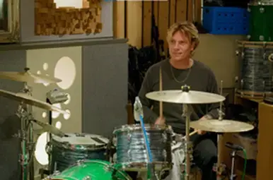 Jamie in de studio