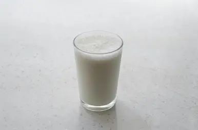 Een glas melk
