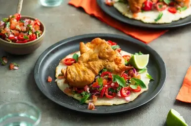 Vistaco's met salsa picada