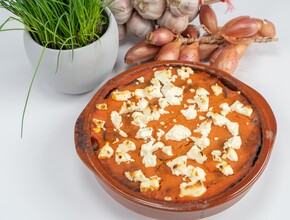 Aubergine-lasagne van de BBQ  