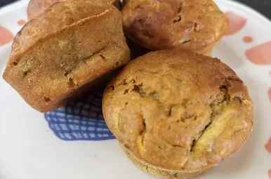 Courgette muffins met kaneel