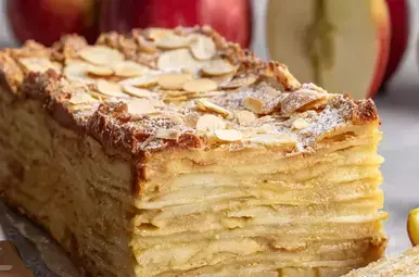 invisible apple cake