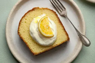 citroencake met lemoncurd en room