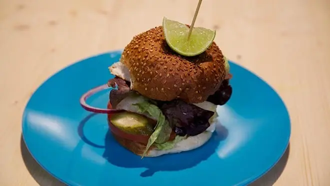 California fish burgers