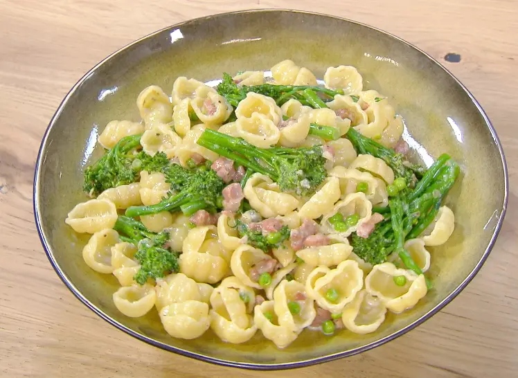 Gnocchi in gorgonzolaspeksaus