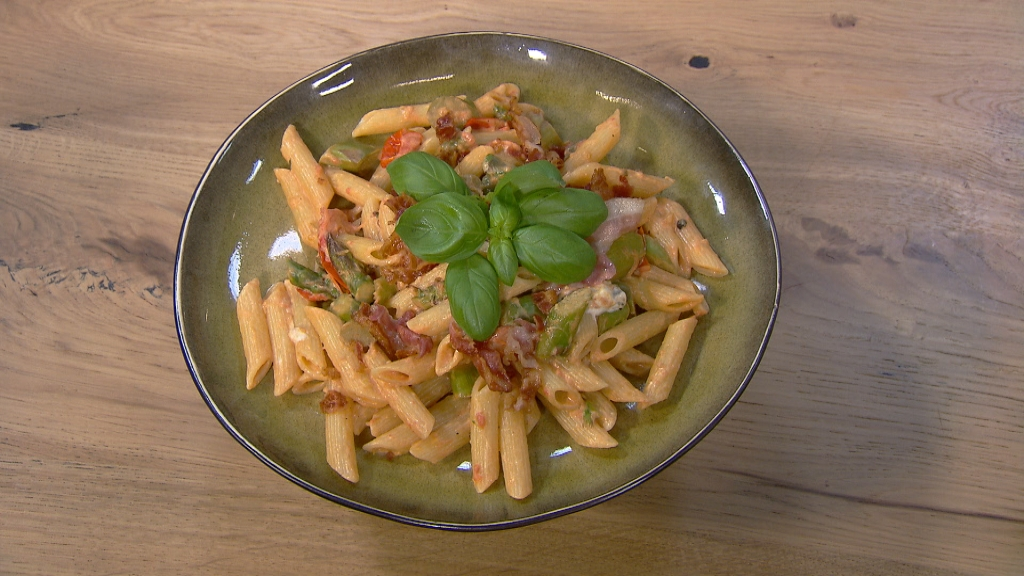 Penne Rigate met asperges