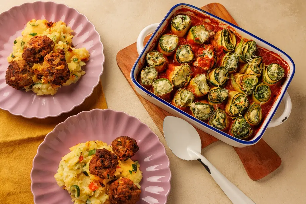 Courgetterolletjes uit de oven