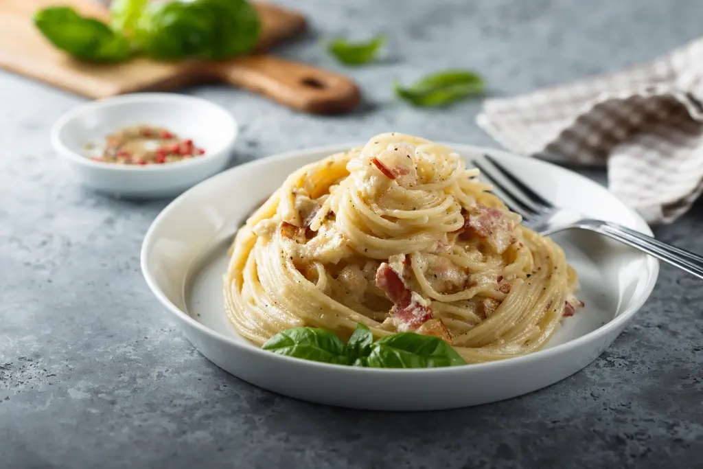 Originele spaghetti carbonara