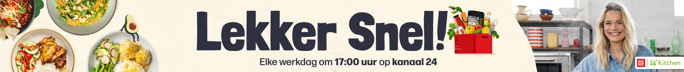 Homepage banner Lekker Snel!