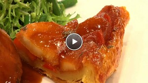 Tarte tatin van vergeten groente