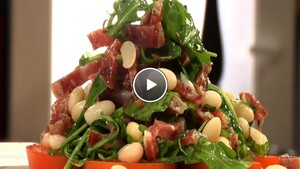 Witte bonensalade