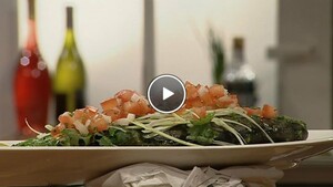 Gestoomde Forel met Hawaiiaanse Pesto