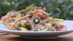 Krokante paprikasalade