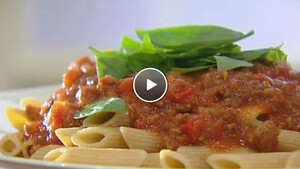 Pastasaus met gehakt