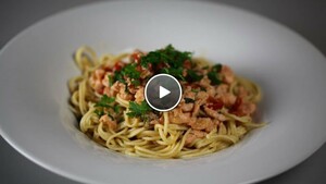 Spaghetti al salmone
