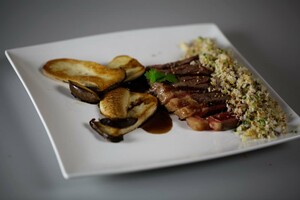 Gegrilde wagyu met krokante Japanse salsa