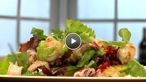 Inktvissalade
