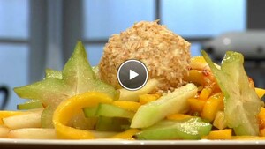 Thaise fruitsalade met ijs