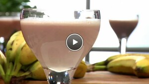 Bananen-cranberry smoothie