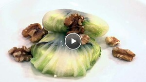 Chinese kool en geitenkaas pakketjes