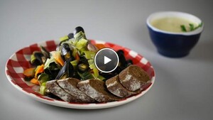 Mosselen met mosterdsaus