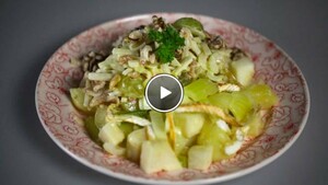 Selderij ovenschotel & Waldorf salade