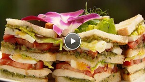 Gegrilde clubsandwich