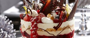 Klassieke kersttrifle
