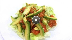 Thaise zalmsalade
