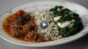 Italiaanse gehaktballen in tomatensaus