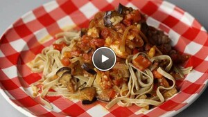 Italiaanse ovenschotel met kalfslappen