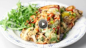 Marokkaanse pizza met tonijn