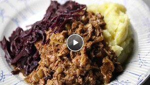 Hachee met aardappelpuree