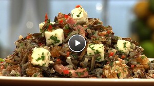 Salade van wilde rijst