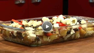 Geroosterde rozemarijnaardappels met feta en olijven