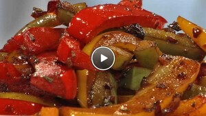 Balsamico paprika met rozemarijn