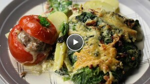 Aardappeltaart met andijvie