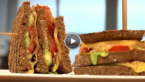 Gegrilde clubsandwich