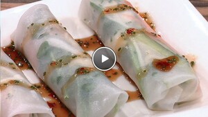 Rijstvelrolletjes