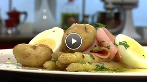 Gegrilde asperges op Vlaamse wijze
