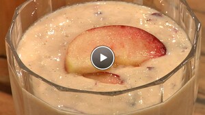 Perzikenmilkshake