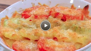 Italiaanse tomatengratin