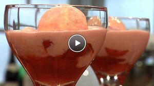 Aardbeien Romanoff