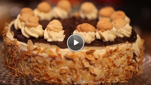 Chocolade amandeltaart